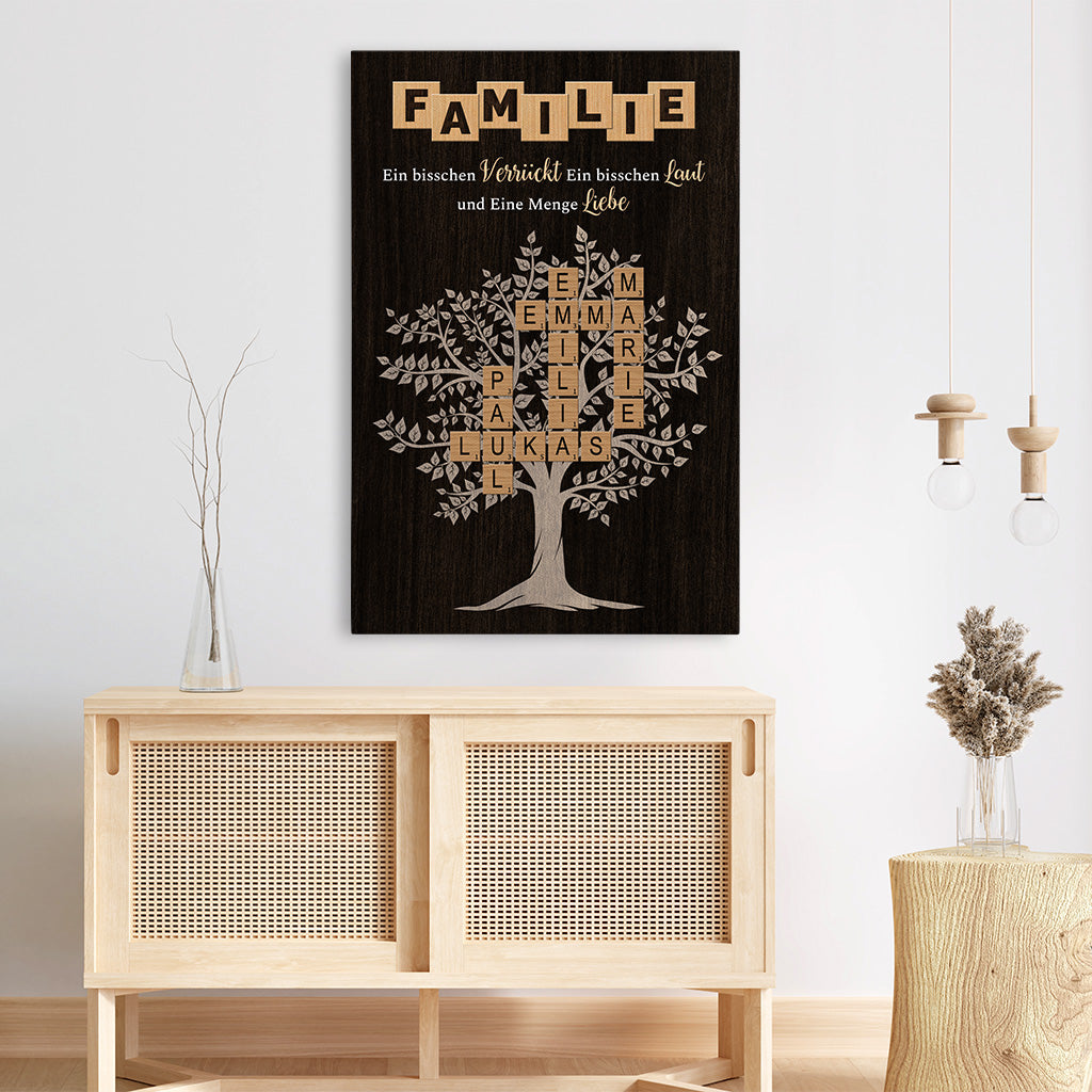 6375CGE3 familie etwas verruckt etwas laut und ganz viel liebe leinwand familienstammbaum kreuzwortratsel personalisiert 6375C6L5I_c3cb3fd4 2dd2 49a8 9f54 adcdc1f7288f