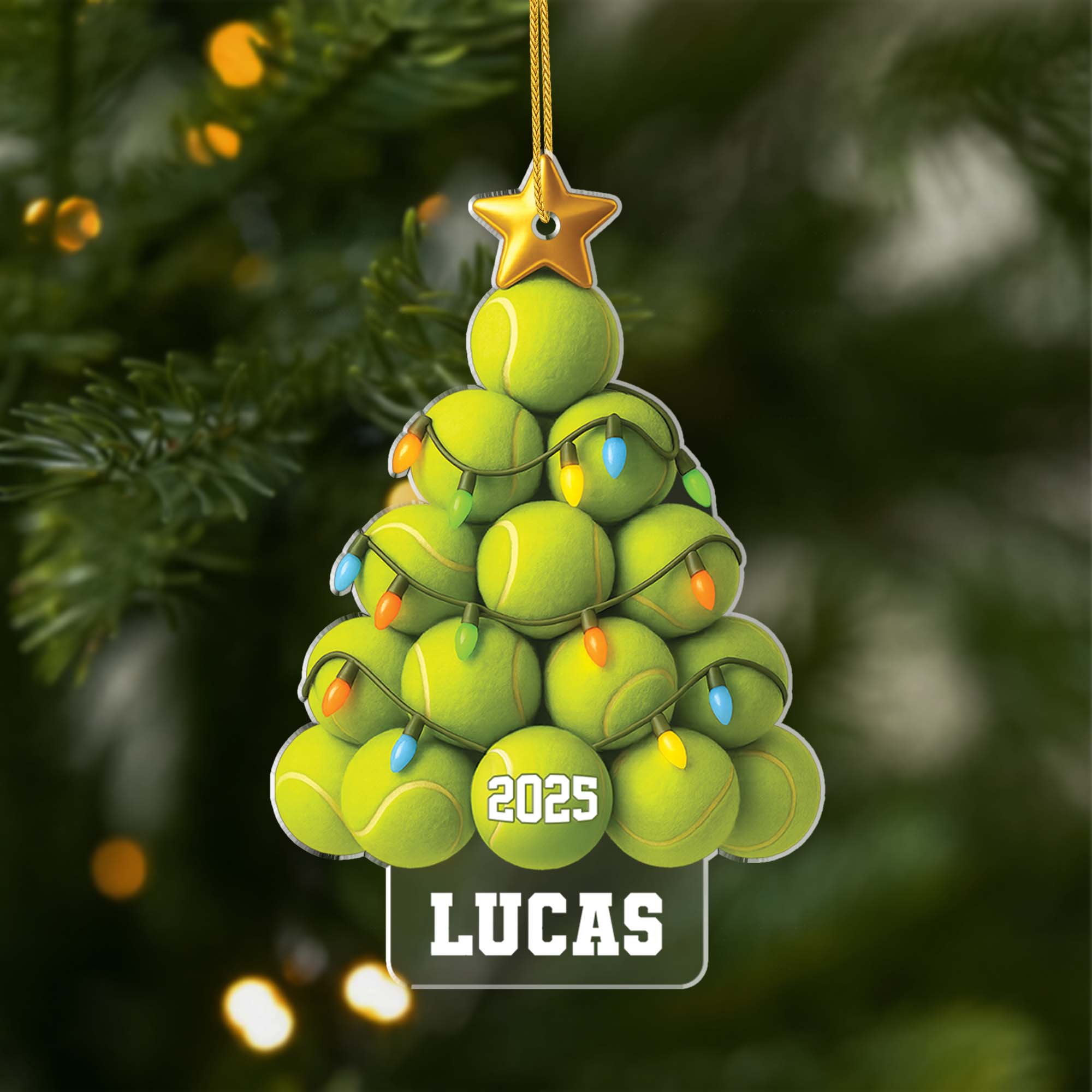 6394OGE1 3d druck effekt tennis acryl weihnachtsschmuck personalisiert_ frauen manner 6394OKTTB