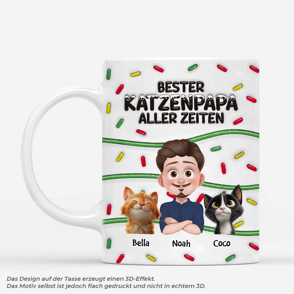 6411MGE1 3d druck effekt beste katzenmama aller zeiten katzen tasse personalisiert_ 6411M6MAC