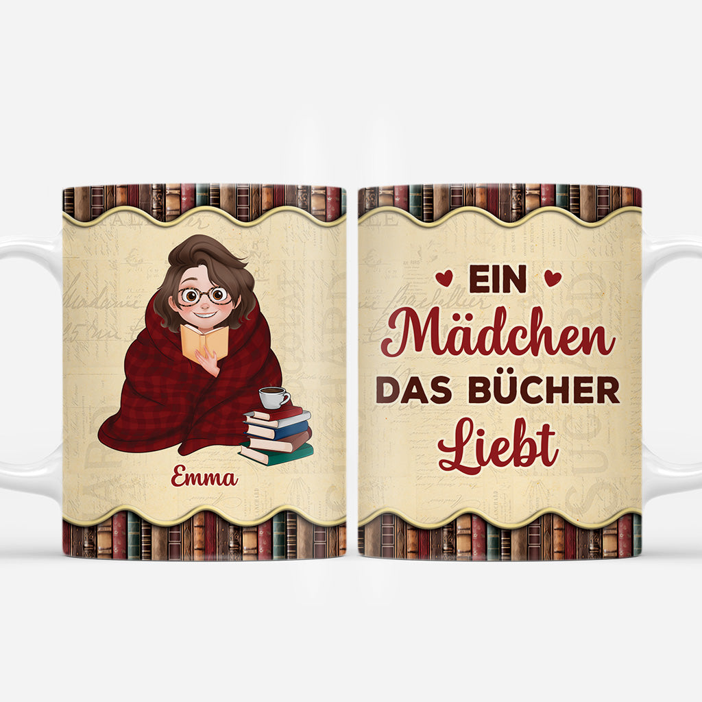 6433MGE1 einfach ein madchen das bucher liebt personalisierte tassen leseratten frauen manner 6433M3QTA