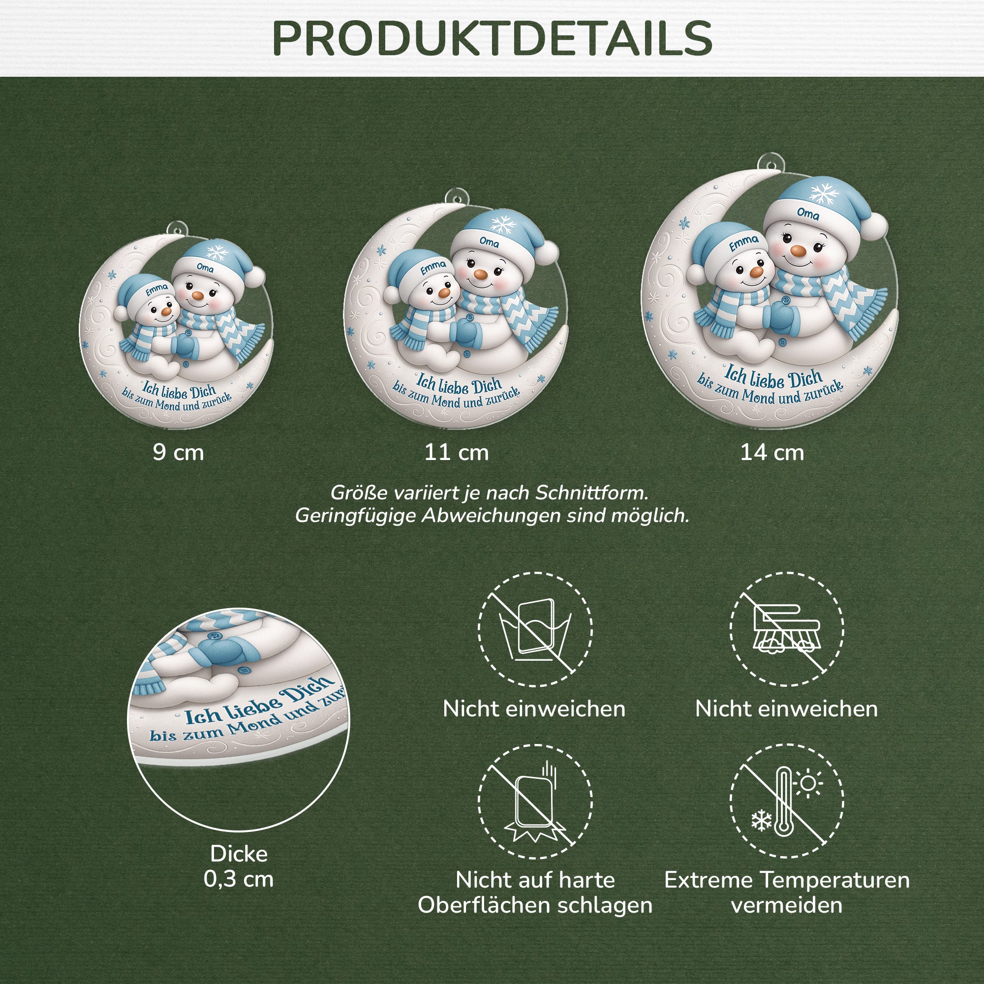 6434OGE1 3d druck effekt ich liebe dich bis zum mond und zuruck acryl weihnachtsschmuck_ personalisiert mama oma 6434O8LNA_3