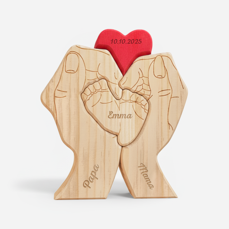 6448QGE1 geburt eines kindes familie holzpuzzle personalisiert_ 6448Q0M5I