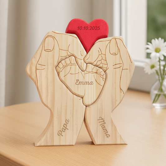 6448QGE2 geburt eines kindes familie holzpuzzle personalisiert_ 6448Q0M5I