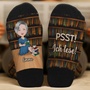 6471JGE2 einfach ein madchen das bucher liebt personalisierte socken_ fur_ leseratten_ manner frauen 6471J8TMA