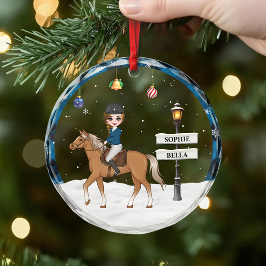 6475OGE2 madchen pferd namenschild glas weihnachtsschmuck personalisiert_ 6475O3V0U
