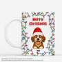 6487MGE1 3d druck effekt frohe weihnachten weihnachtstasse personalisiert_ hund lichterkette 6487MKMAC