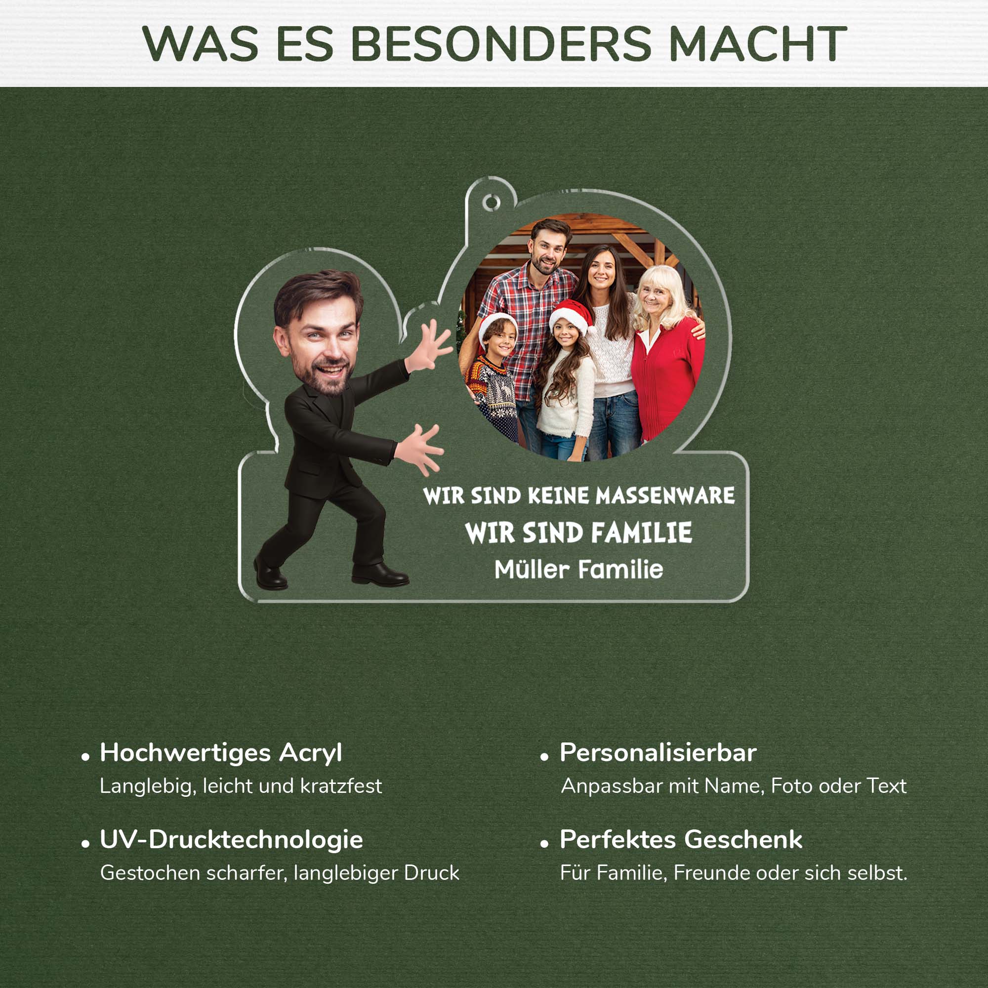 6491OGE4 das ist meine familie zutritt verboten acryl weihnachtsschmuck personalisiert_ familie mit foto 6491O8VZI