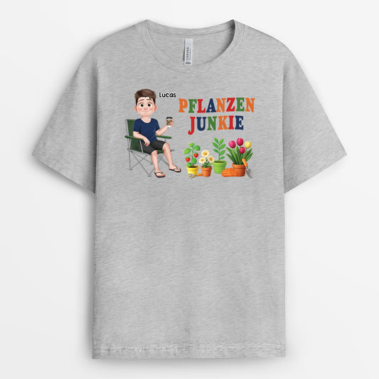 6507AGE2 pflanzen junkie pflanzenliebhaber personalisierte t shirts damen_ 6507A8VCA