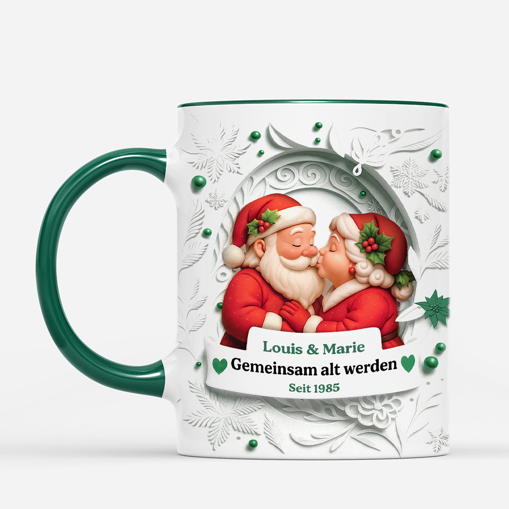 6517MGE2 3d druck effekt gemeinsam alt werden weihnachtstasse personalisiert_ paar 6517MKVNG
