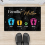 6521DGE2 die familie fussabdruck fussmatte personalisiert familie_ 6521D3KMI
