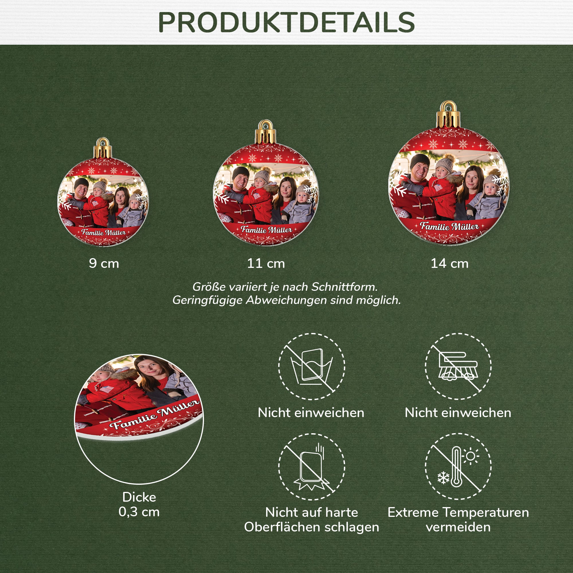 6522OGE3 3d druck effekt familie bild acryl weihnachtsschmuck personalisiert_ mit foto 6522O3QCI