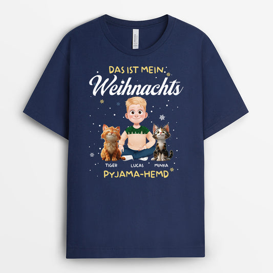 6529AGE1 das ist mein pfotjama schlafshirt weihnachts katzen t shirt personalisiert schneeflocken 6529ATTQD_20650815 4d34 485a 8ce1 a486c0db6b22