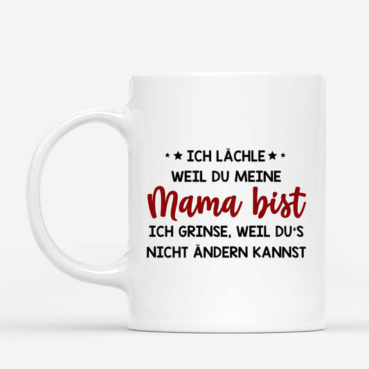 6532MGE2 ich lachle weil du mein bruder bist personalisierte tasse bruder schwester cartoon 6532M3TZE