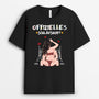 6535AGE1 offizielles schlafshirt schwarzes partner t shirt personalisiert cartoon buntstifte 6535AKZ5G