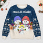 6541WGE2 familie schneemann weihnachtspullover familie personalisiert_ 6541WTNCI