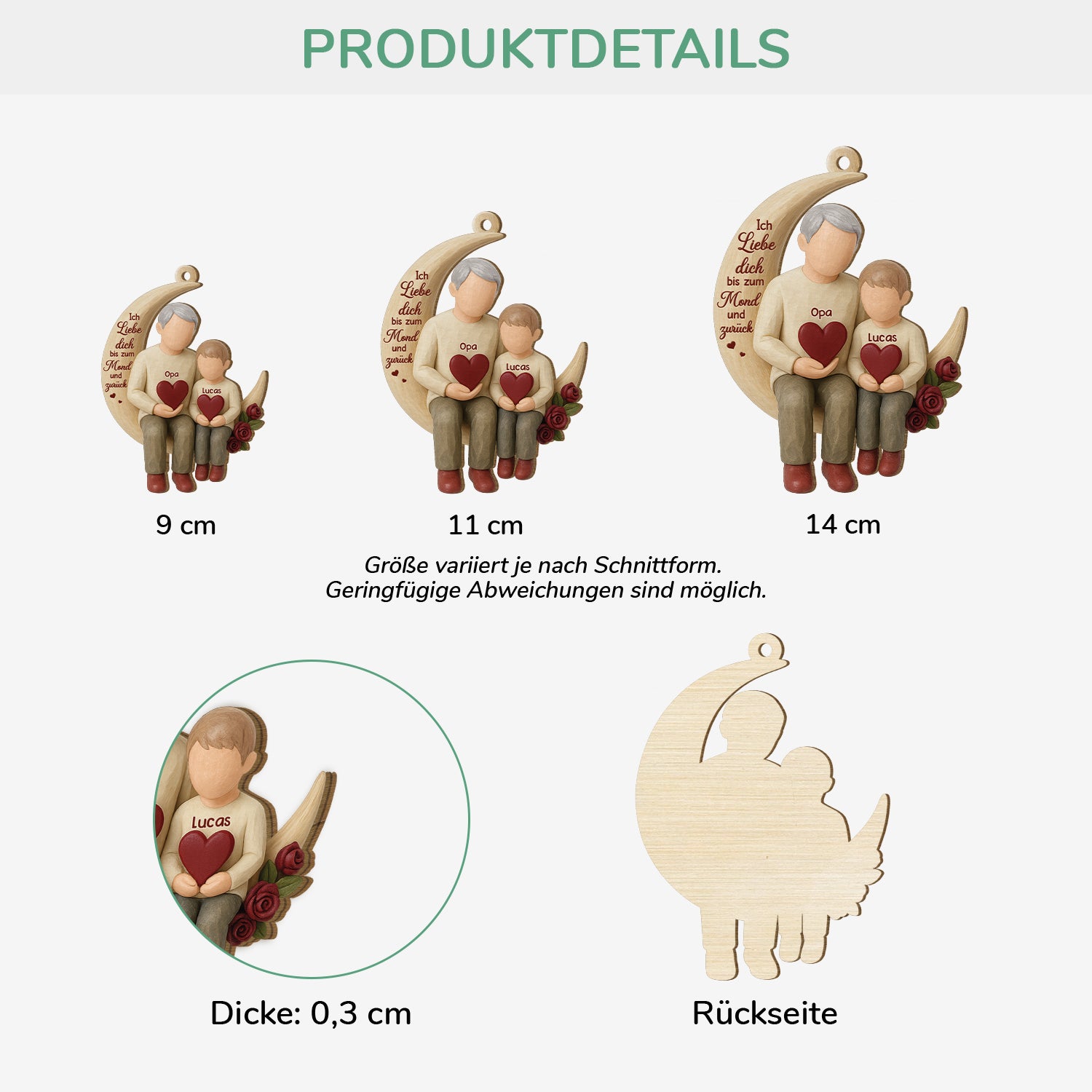 6550OGE1 3d druck effekt ich liebe dich bis zum mond und wieder zuruck personalisierte 1 schicht holz ornamente weihnachten opa oma 6550O6LZB_3