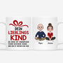 6558MGE1 dein lieblingskind zu sein ist eigentlich schon geschenk mama papa tasse personalisieren 6558M6TAA