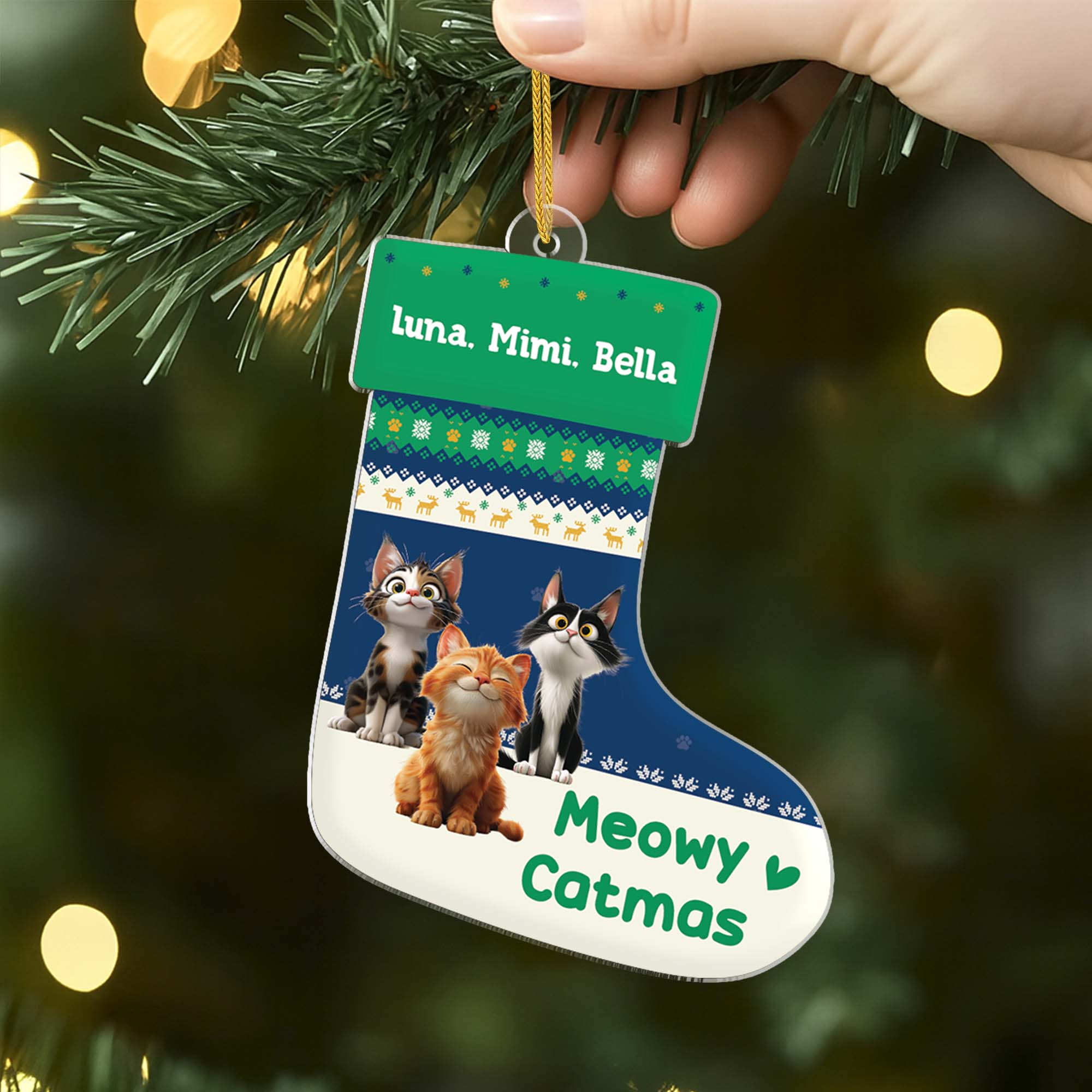 6573OGE2 meowy catmas acryl weihnachtsschmuck_ personalisiert katze 6573OTQAD