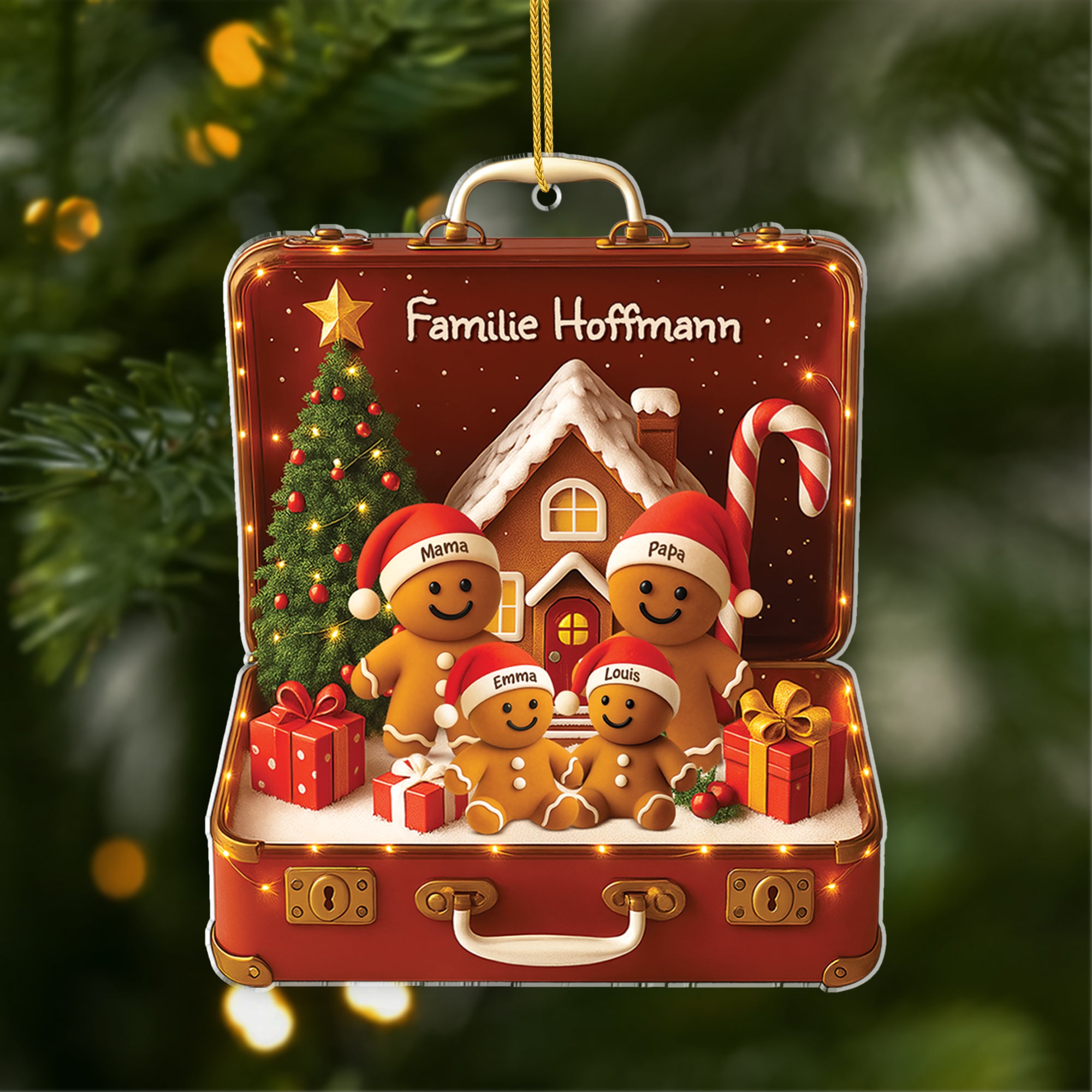 6578OGE1 3d druck effekt lebkuchenmann familie koffer acryl weihnachtsschmuck_ personalisiert 6578OTZNI