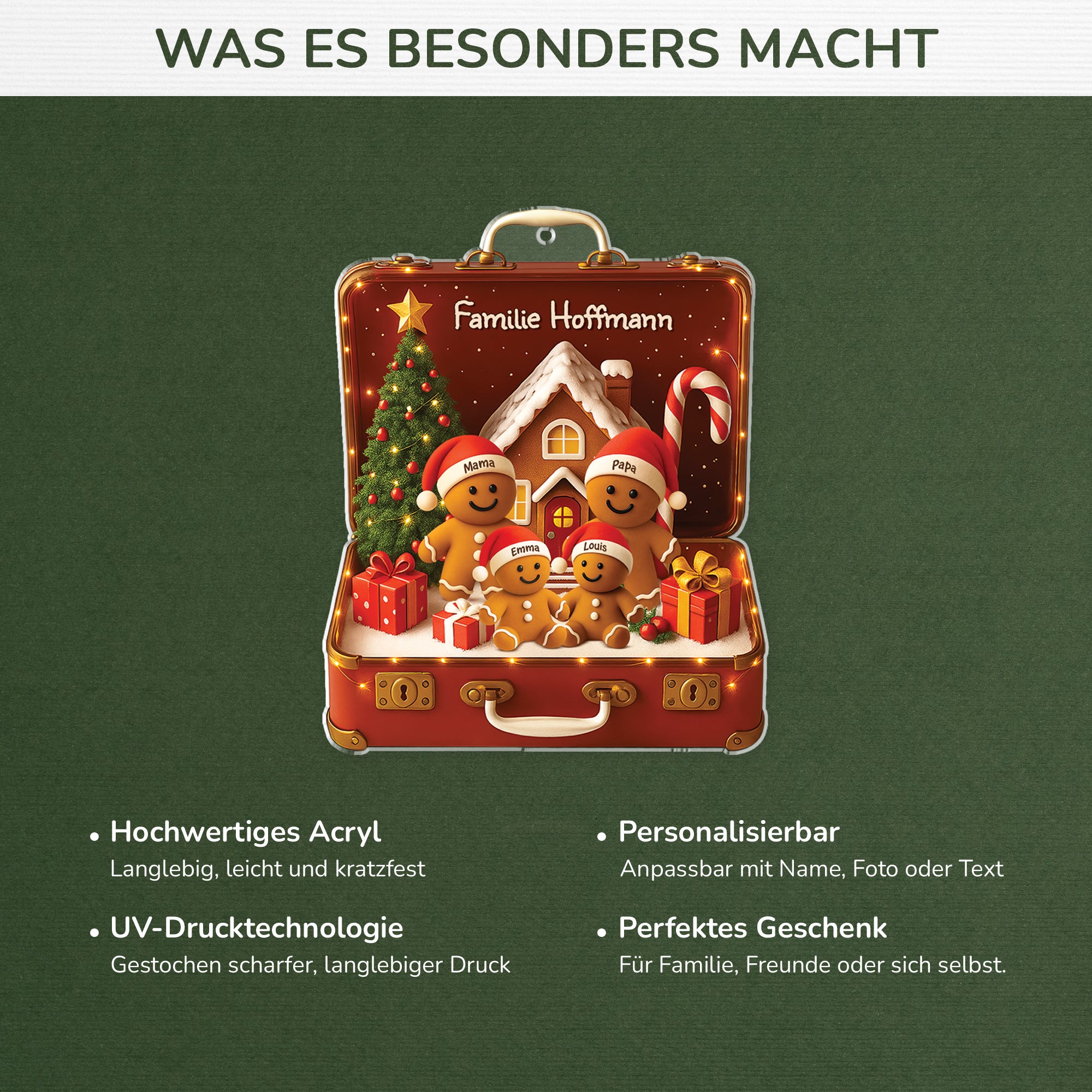 6578OGE4 3d druck effekt lebkuchenmann familie koffer acryl weihnachtsschmuck_ personalisiert 6578OTZNI