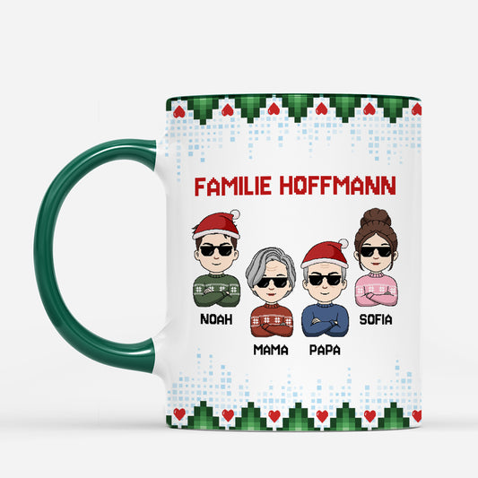 6587MGE2 die familie weihnachtstasse personalisiert_ pixel 6587M3KCI