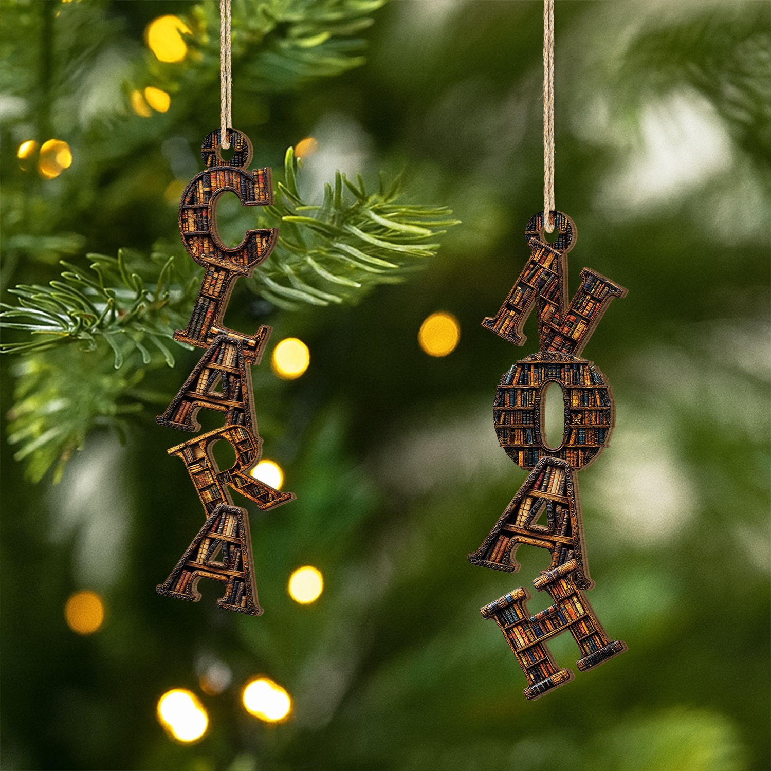 6599OGE2 3d druck effekt bucher alphabet personalisierte 1 schicht holz ornamente weihnachten 6599O6M5A_b6bb1ad9 b39a 4845 b55f e499c7bed461