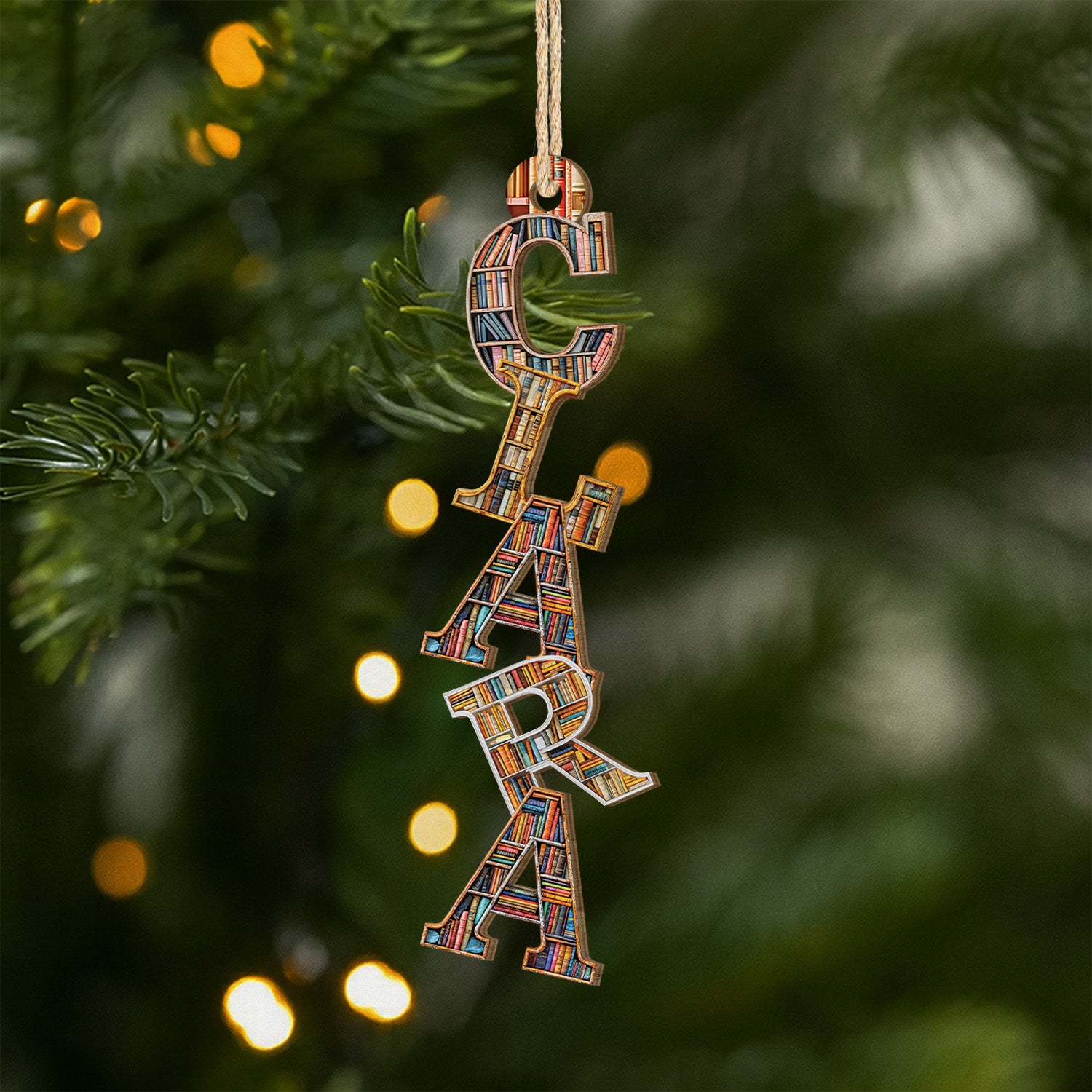 6600OGE1 3d druck effekt alphabet bucher personalisierte 1 schicht holz ornamente weihnachten 6600O6L5A_01ee257f 8182 4142 9f34 ffc6bd236837