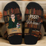 6607JGE2 einfach ein madchen das bucher liebt personalisierte socken fur leseratten_ 6607J3QTA