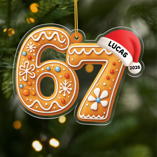 6611OGE1 67 acryl weihnachtsschmuck personalisiert 6611O3VZA