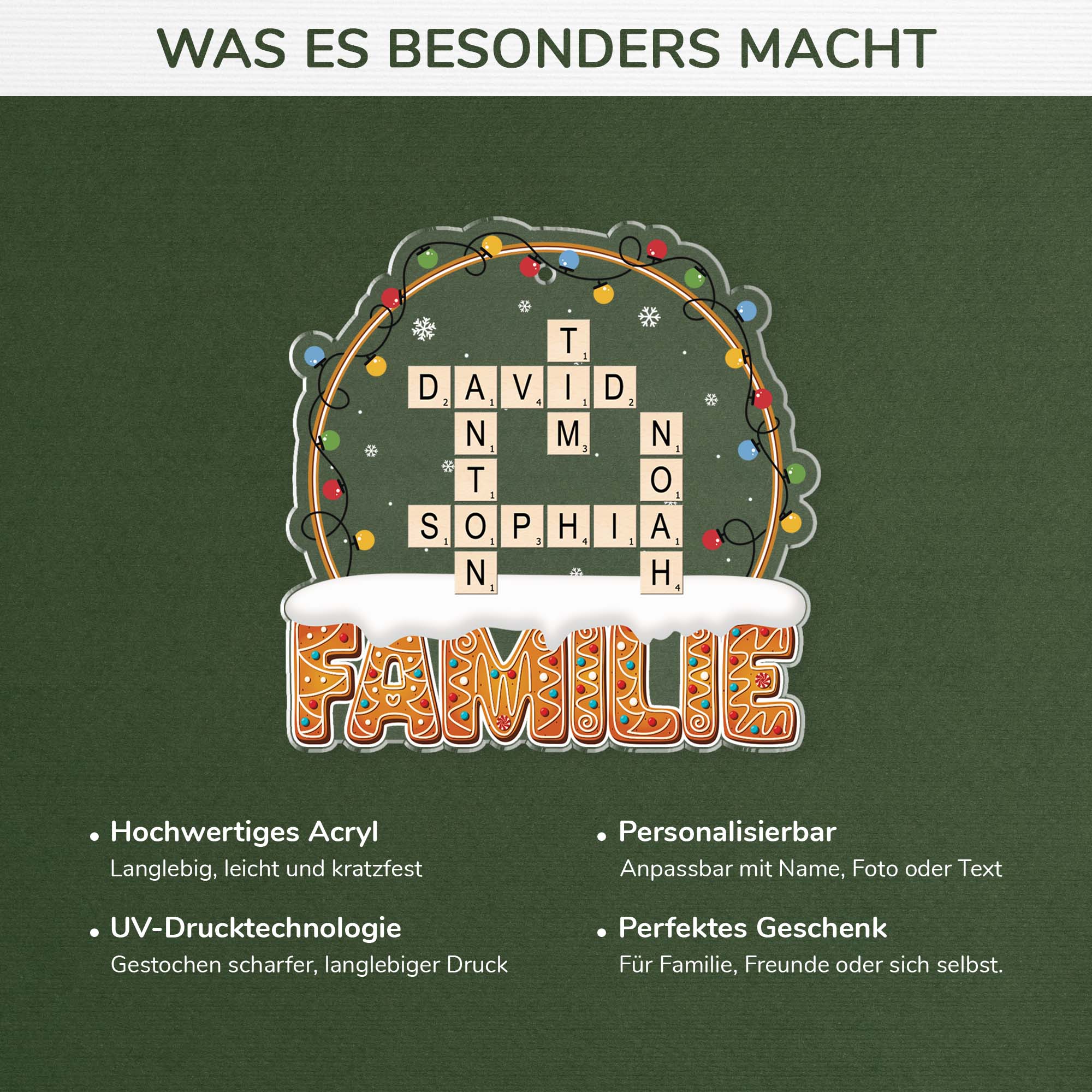 6630OGE4 familie lebkuchen acryl weihnachtsschmuck_ kreuzwortratsel personalisiert familie 6630O6M5I
