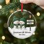 6633OGE2 gemeinsam alt werden seit paar weihnachtsschmuck personalisiert_ glas schneemann 6633O3P5G