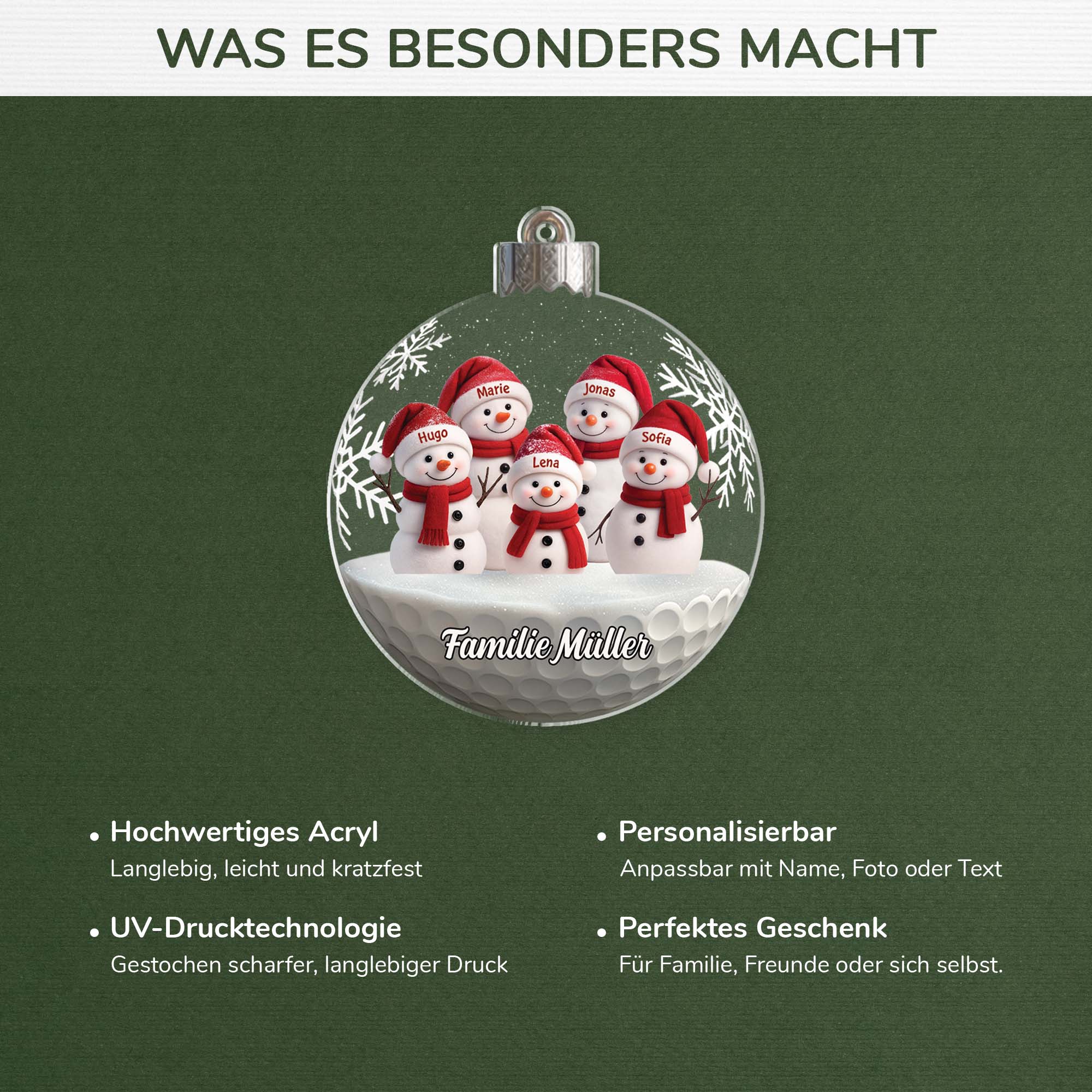 6636OGE1 schneemann schneekugel acryl weihnachtsschmuck personalisiert_ familie 6636O3L5I_4