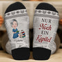 6646JGE2 einfach ein madchen das bucher liebt newsprint personalisierte socken_ fur_ leseratten_ frauen 6646JKQ5A