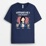 6649AGE2 offizielles schlafshirt dunkles schlafshirt katze personalisiert damen chibi buntstifte 6649AKV5D