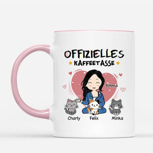 6649MGE2 offizielle tasse katzen tasse personalisiert_ frauen chibi buntstifte 6649MKV5D