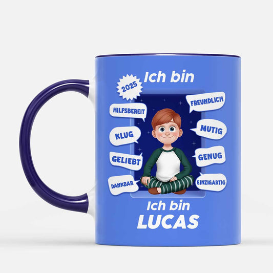 6657MGE1 ich bin klug geliebt hilfsbereit freundlich einzigartig genug mutig dankbar personalisierte tasse fur frauen manner 6657MTLWA_2