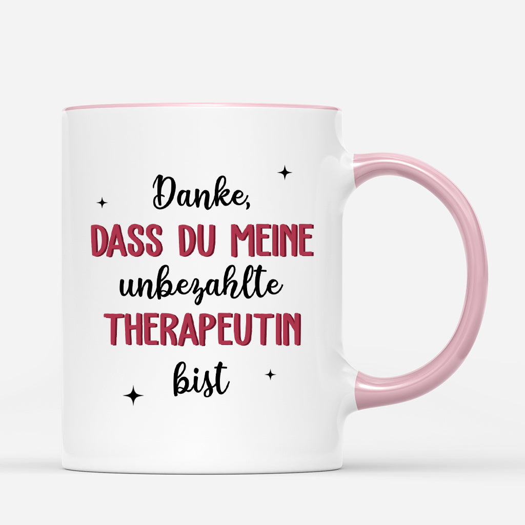 6662MGE1 danke dass du mein unbezahlter therapeut bist personalisierte tasse kollege kollegin 6662MT6AO3