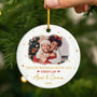 6673OGE1 erstes weihnachten verlobt keramik weihnachtsschmuck personalisiert_ foto paar 6673OKLAG_2