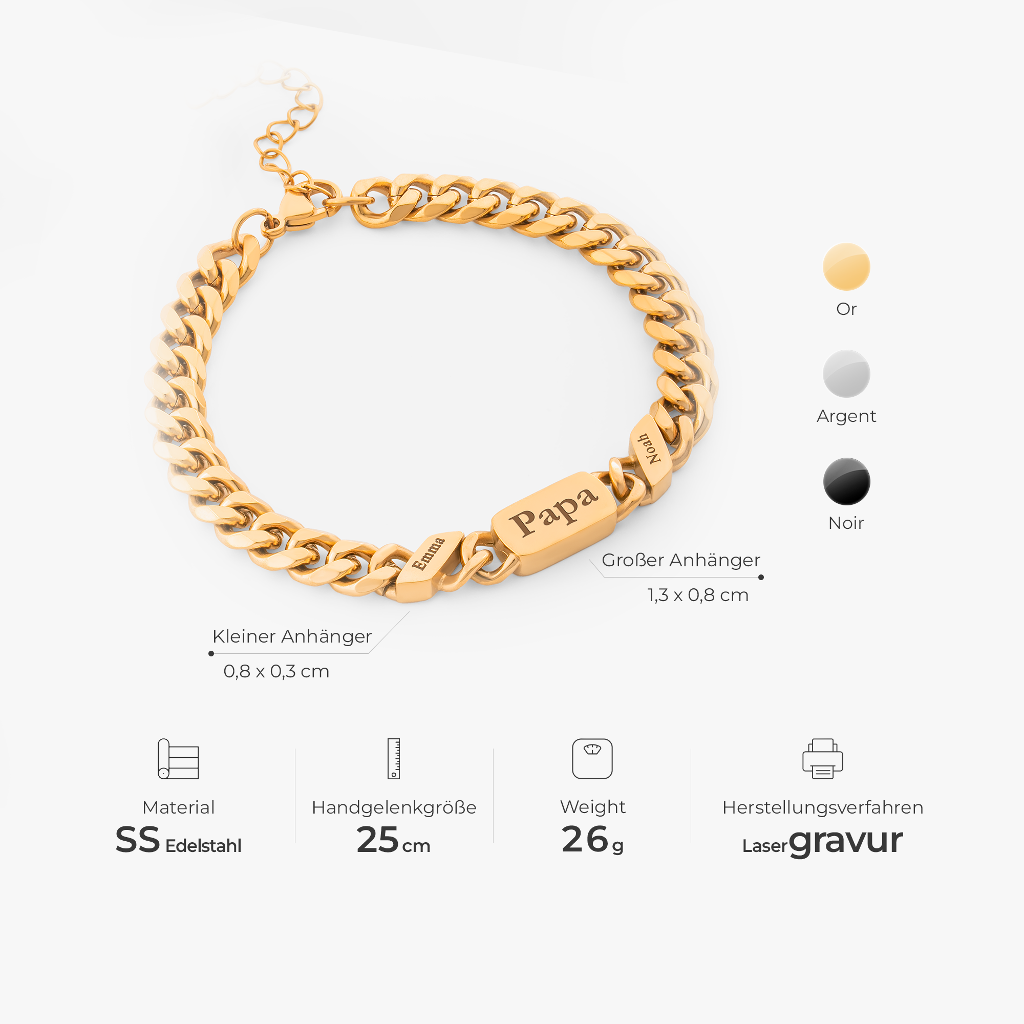 6677JGE3 cuban link rechteckige namensschilder personalisierte armbander fur manner_ 6677J0V5B