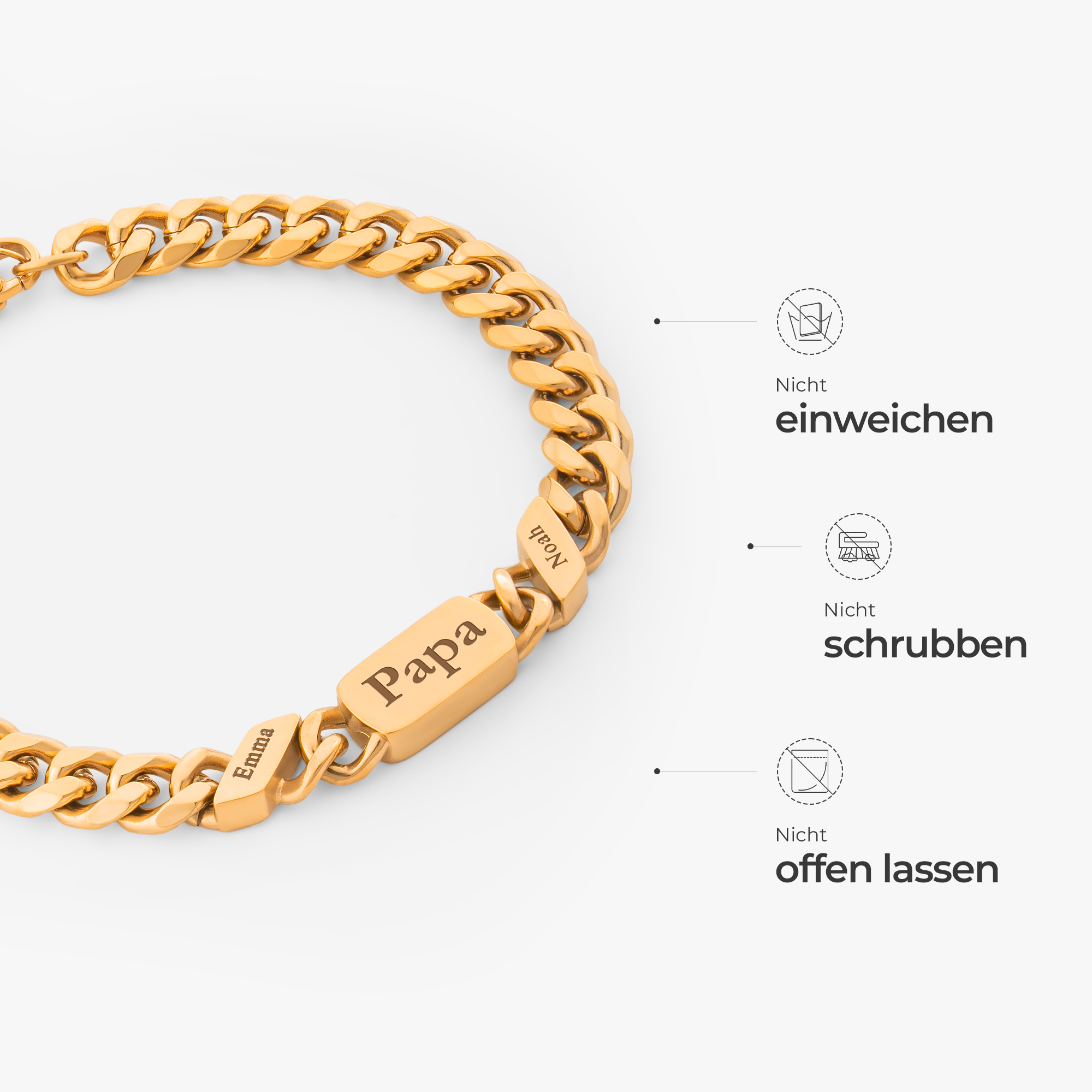 6677JGE4 cuban link rechteckige namensschilder personalisierte armbander fur manner_ 6677J0V5B
