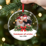 6681OGE2 gemeinsam alt werden seit glas weihnachtsschmuck personalisiert_ foto paar 6681OKT5G