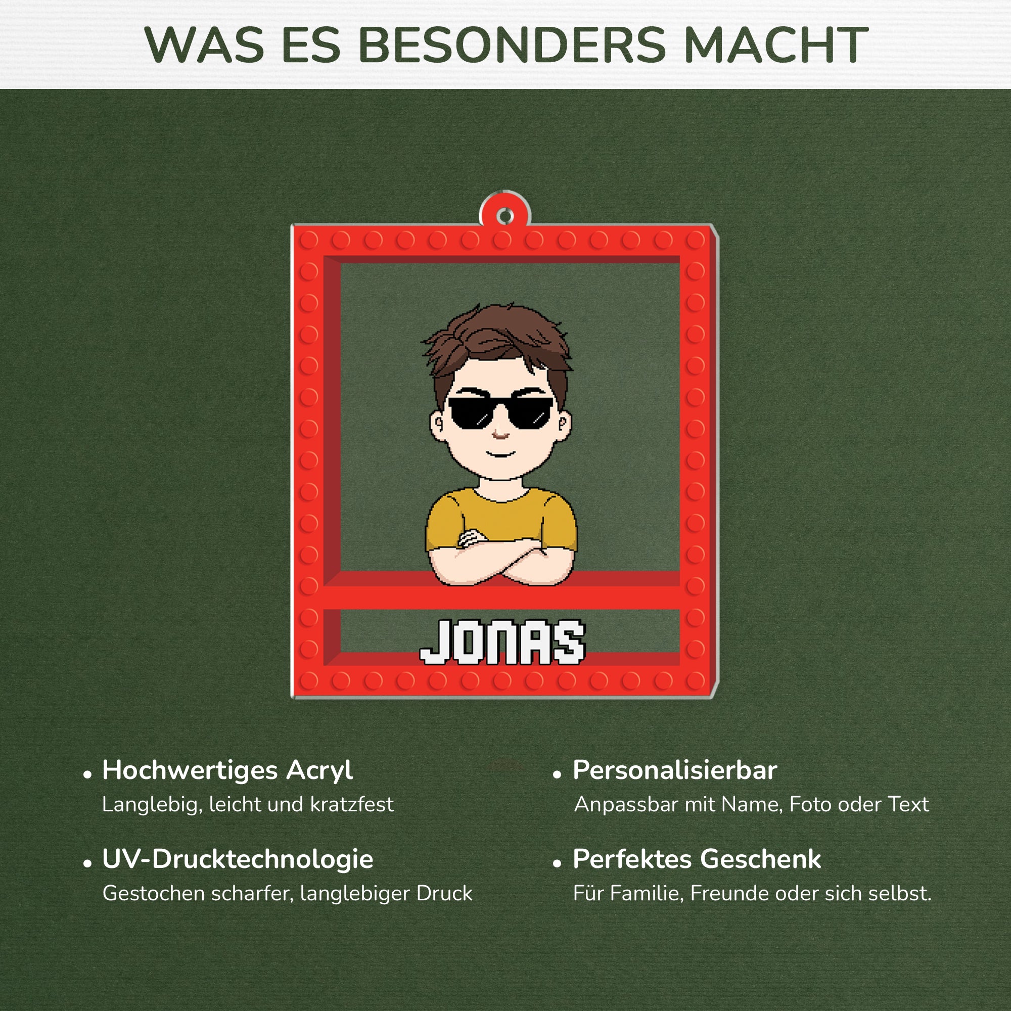 6695OGE4 lego personalisierter weihnachtsschmuck acryl manner frauen 6695O8VNB