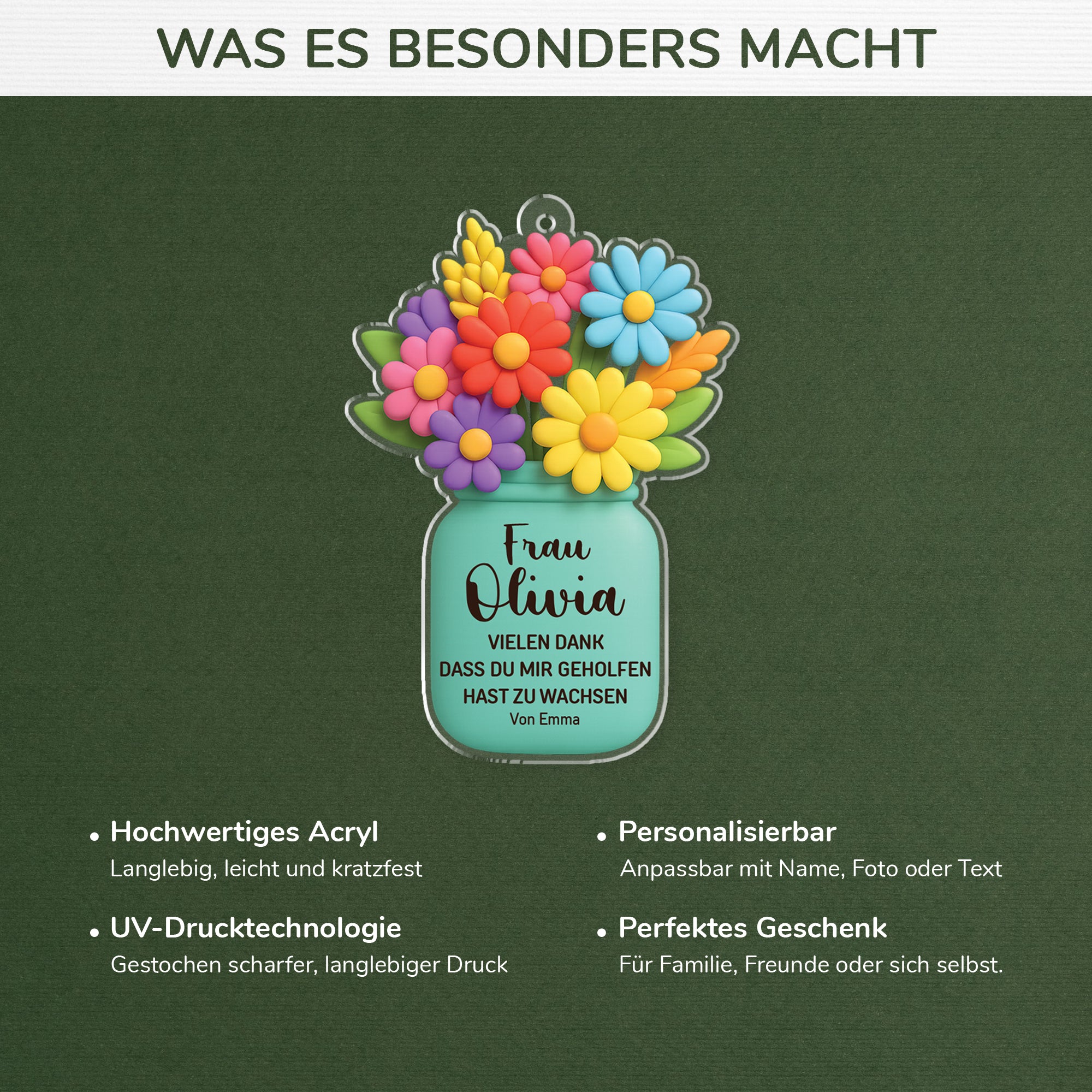 6724OGE1 3d druck effekt vielen dank dass du mir geholfen hast zu wachsen acryl weihnachtsschmuck personalisiert lehrerin 6724O8LNT_4