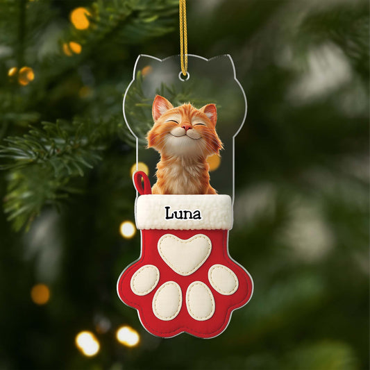 6731OGE1 katze pfote acryl weihnachtsschmuck personalisiert foto 6731OTZAD_e352f4b6 a073 45e8 9a45 6bd21f4790d0