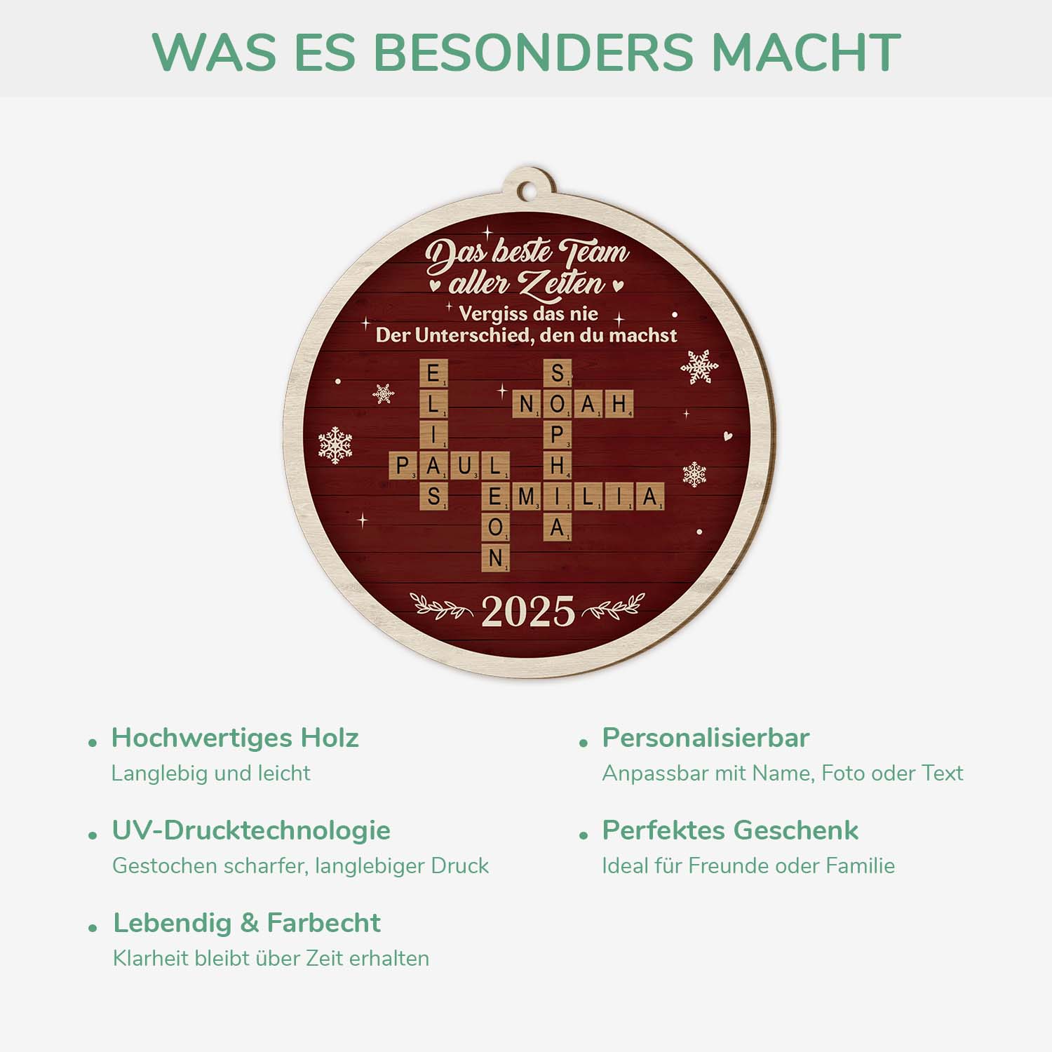 6732OGE4 das beste team aller zeiten personalisierte kreuzwortratsel 1 schicht holz ornamente weihnachten kollege kollegin 6732O6QNO_5a40746f 1d46 48b8 bce8 bbd40441bfde
