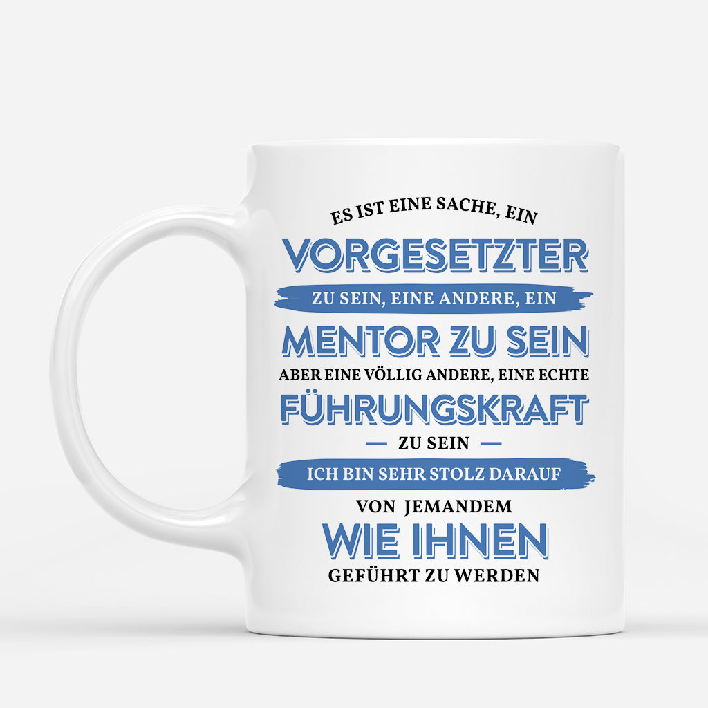 6739MGE2 ich schatze ihre fuhrung als vorgesetzter und mentor sehr personalisierte tasse kollege kollegin 6739M6ZZO