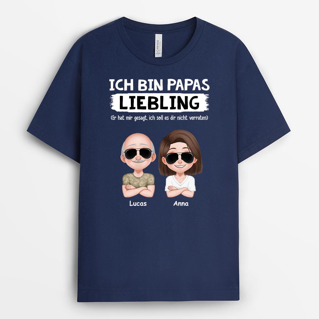 6740AGE2 ich bin mamas und papa liebling kinder t shirts personalisiert_ tochter sohn 6740A6TWA
