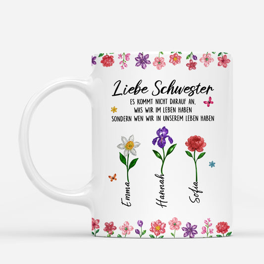 6742MGE1 was zahlt ist nicht was wir haben sondern wen personalisierte tasse schwester freunde 6742M6TZA