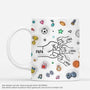 6746MGE1 3d druck effekt faustgruss opa papa tasse personalisieren 6746M6PMB