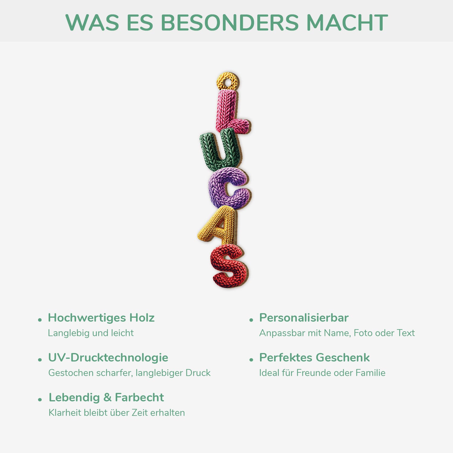 6761OGE4 3d druck effekt buchstaben wolle personalisierte 1 schicht holz ornamente weihnachten 6761O8L5A